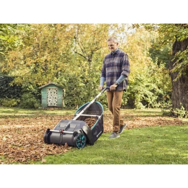 GARDENA lövfångare - 3565-20 | Arbetsbredd: 49cm, 90L behållare, Lövsamlare, Sopmaskin