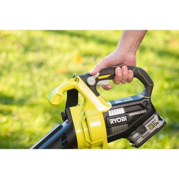 2-i-1 fläkt vakuum-mulcher - RYOBI - Borstlös - 201 km/h - 6 m³/min
