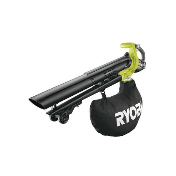 2-i-1 fläkt vakuum-mulcher - RYOBI - Borstlös - 201 km/h - 6 m³/min