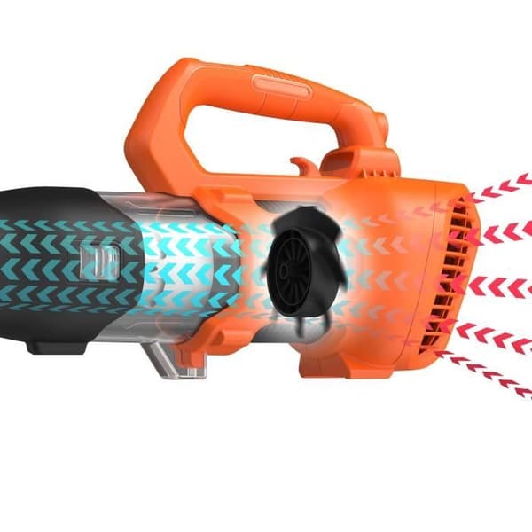 BLACK&amp;DECKER BCBL200B sladdlös axial lövblåsare - 18V - Säljs utan laddare eller batteri