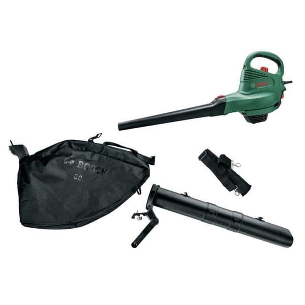 BOSCH Vacuum Blower Shredder - UniversalGardenTidy 3000 - Elektrisk - 3000 W - 285 km/h - 50 L - Grön