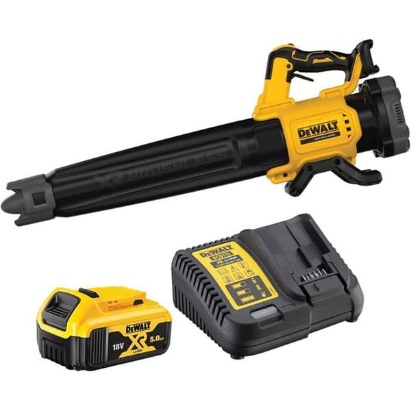 Sugdblåsare XR 18V - DEWALT - med 1 batteri 18V 5.0AH - laddare - DCMBL562P1-QW