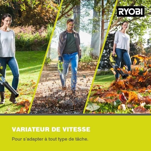 RYOBI - Trådlös batteridriven blåsare 18 Volt ONE+ Turbo Jet utan batteri - OBL18JB