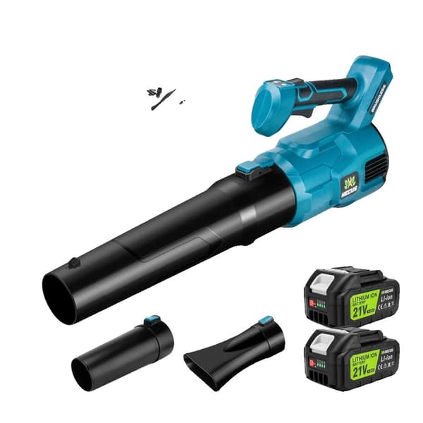 Borstlös elektrisk luftblåsare, 2 växlar, 25000 rpm maxhastighet,2 Batteri