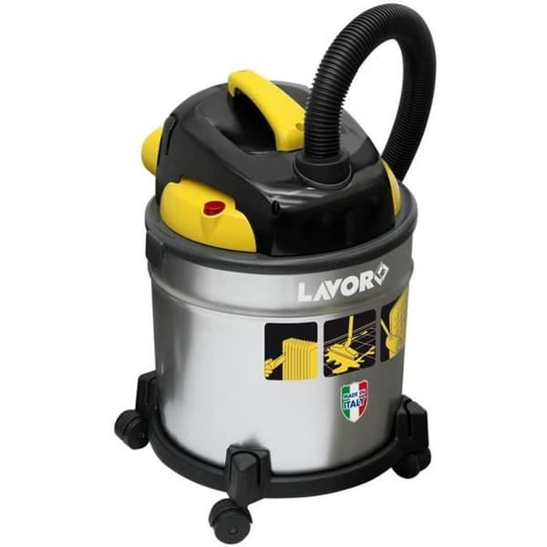 lavour 1200w våt- och torrdammsugare i rostfritt stål