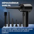 Miniatyrbild 2 av 4: INN Tryckluftsfläkt 6900 mAh luftdammare elektriska dammblåsare dammblåsare för elektronikprodukt