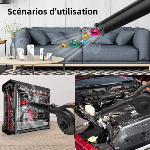 INN Tryckluftsfläkt vind 120 km/h elektrisk dammblåsare dammblåsare elektronikprodukter dubbla oss