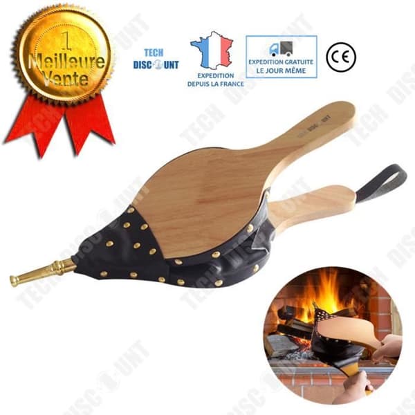 TD® Traditionell Öppen spis Fläkt Handbälg Utomhus Camping BBQ Lägereld Massivt trä Fast tändning