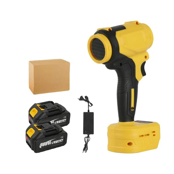Børsteløs elektrisk turbo blæser, 2500W effekt, 130000 RPM hastighed,1x Batteri Sæt, EU