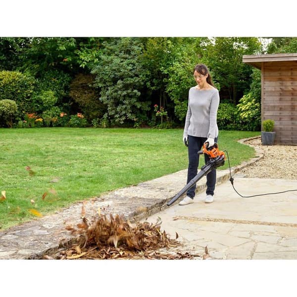 BLACK+DECKER BEBLV301 Vacuum-Blower-Mulcher med sladd - Ryggsäck