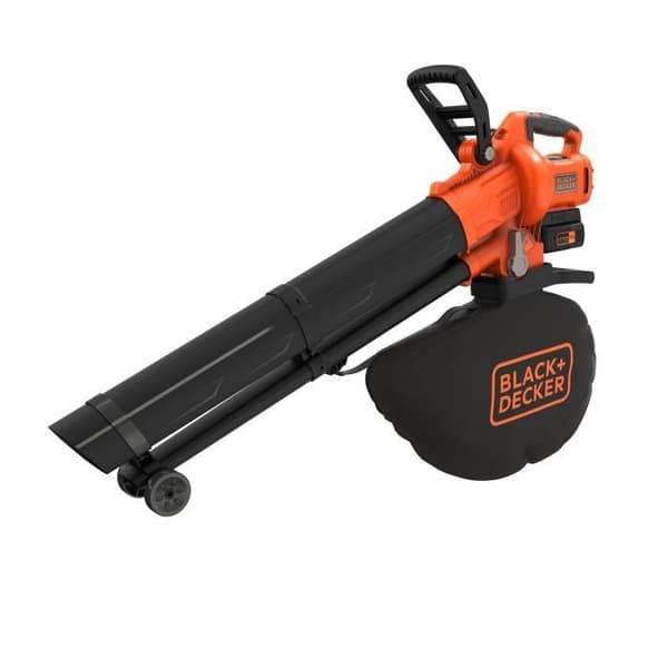 BLACK+DECKER 36V vakuumblåsare-förstörare - Med batteri och laddare - 45L påse