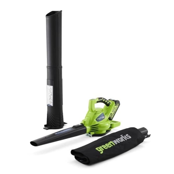 Greenworks Blåsare / dammsugare utan batteri 40 V GD40BV 24227