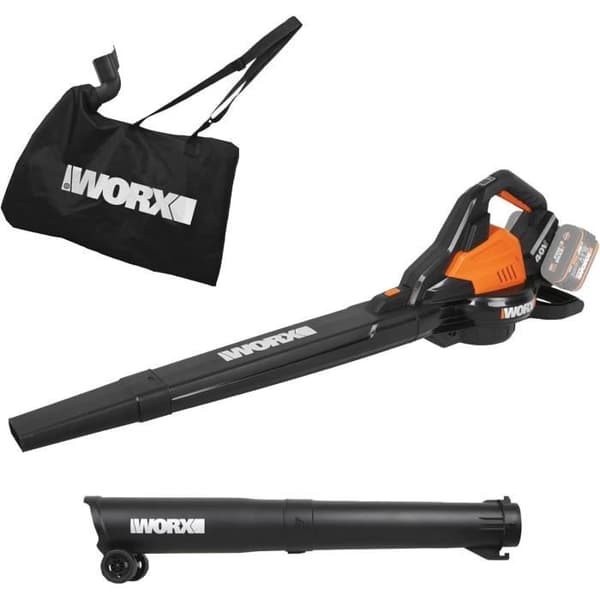 Aspirator Blower - WORX - WG583E.9 - 40V - Borstlös Motor - 2 Hastighetsnivåer
