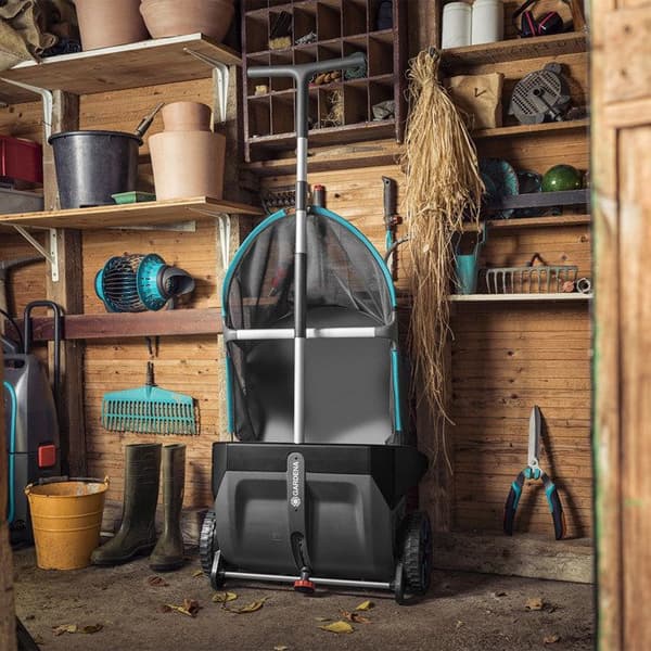 GARDENA lövfångare - 3565-20 | Arbetsbredd: 49cm, 90L behållare, Lövsamlare, Sopmaskin