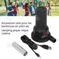 Miniatyrbild 4 av 4: INN Souffleur mini elektrisk bärbar grillfläkt för utomhuspicknick hårtork