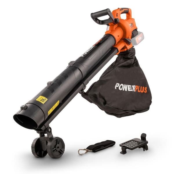 Dual Power 3-i-1 batteridrevet løvblæser POWDPG75270 - 40 V, 210 km/t, uden batteri eller oplader
