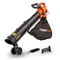 Miniatyrbillede 1 af 6: Dual Power 3-i-1 batteridrevet løvblæser POWDPG75270 - 40 V, 210 km/t, uden batteri eller oplader