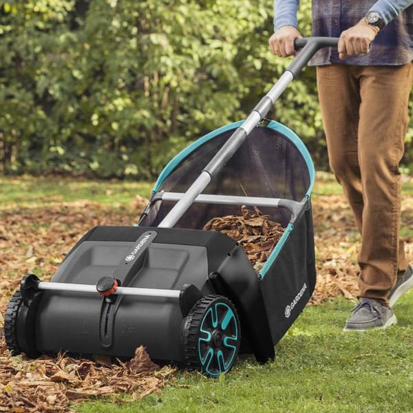 GARDENA Lövuppsamlare - 3565-20 | Arbetsbredd: 49 cm, 90 liters behållare, Lövuppsamlare, Sopmaskin