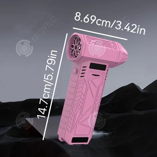 INN Tryckluft blåser 100000 varv/min 4000mah rosa portabel dammsugare kraftfull elektrisk blåser fläkt