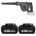 Miniatyrbillede 2 af 2: Trådløs Blæser til Blade, 6.0Ah eller 9.0Ah Batterimuligheder, 98 CFM Luftstrøm,2STK 6.0Ah