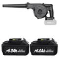 Miniatyrbillede 1 af 2: Trådløs Blæser til Blade, 6.0Ah eller 9.0Ah Batterimuligheder, 98 CFM Luftstrøm,2STK 6.0Ah