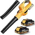 Miniatyrbillede 2 af 2: 3000W Elektrisk Luftblæser, Maksimal Vindhastighed 150 MPH, Letvægtsdesign,Med 2XBatteri