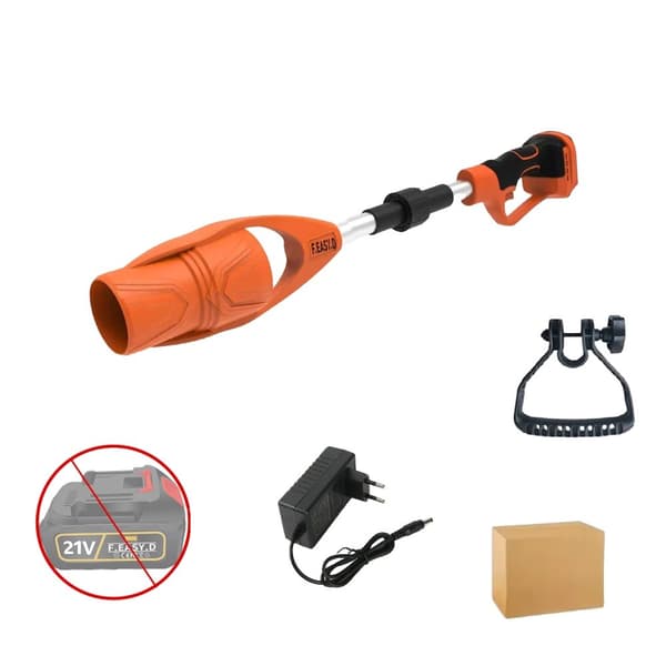 Trådløs Laubsuger, 21V Batteri Kompatibel, Letvægtsdesign,Orange