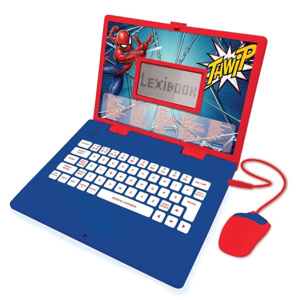 Spiderman Lexibook Koulutustietokone, jossa on 62 toimintoa SE/DK