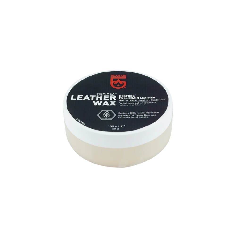 GEAR AID REVIVEX LEATHER WAX 100 ml, naturfärgat vax, lädervax