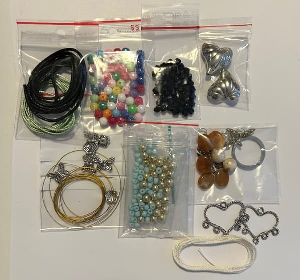 startpaket tråd och detaljer gör smycken