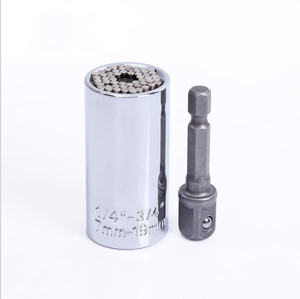 Multifunktions universell hylsnyckel 1/4 "-3/4" (7-19mm)