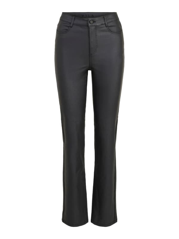 Vila - Vicommit Coated HW Straight Pant
