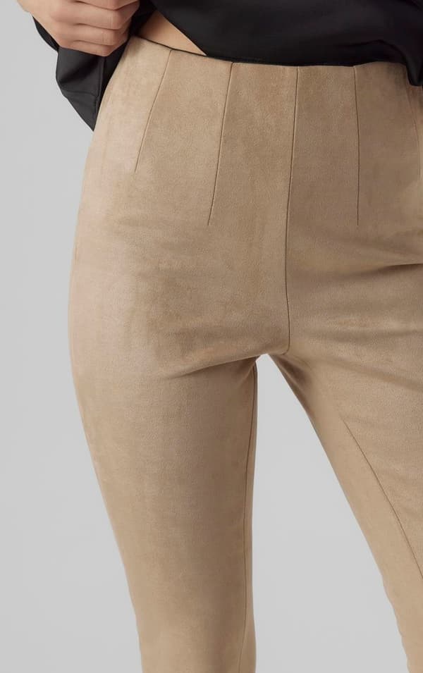 Vero Moda - vmLila HR Fauxe Suede Slim Pant