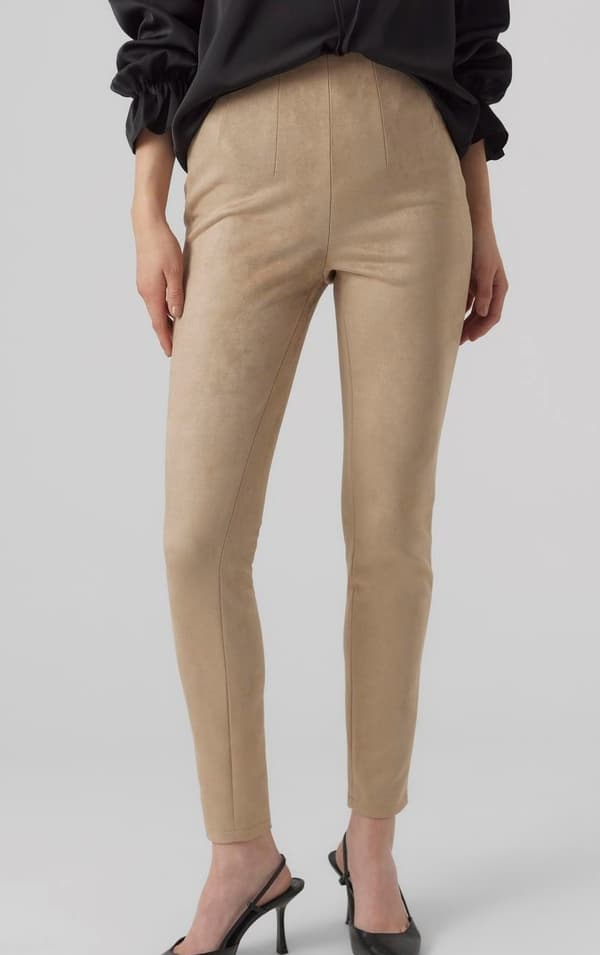Vero Moda - vmLila HR Fauxe Suede Slim Pant