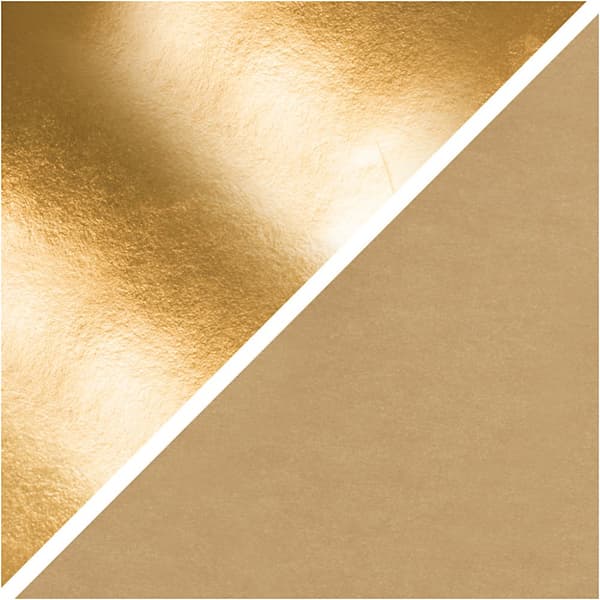 Läderpapper - B: 49 cm - Tjocklek 0,55 mm - Guld - 1m