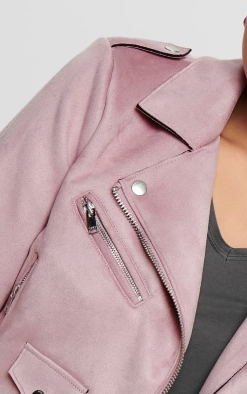 Only - onlSherry Crop Bonded Biker