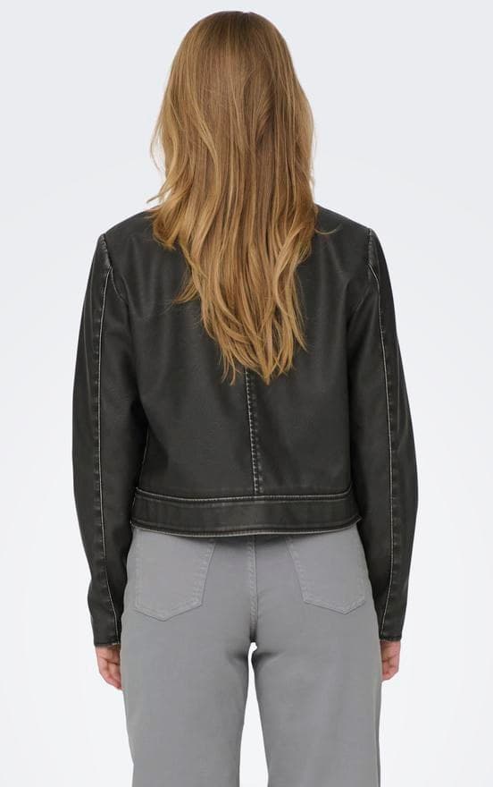 Only - onlMindy Faux Leather Washed Jacket