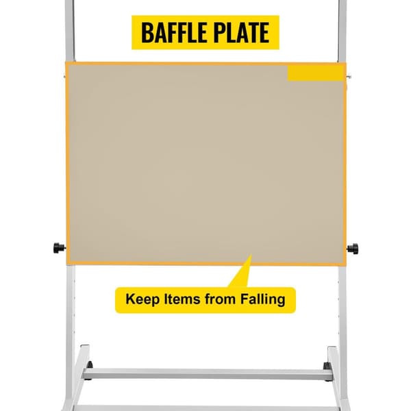 bärbar stående podium med 4 rullande hjul, 2-lagers design, 103-135 cm justerbar höjd, allmänt användbar