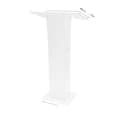 Miniatyrbild 1 av 2: Akrylpodium, Modern Design, Praktisk Förvaringshylla,transparent