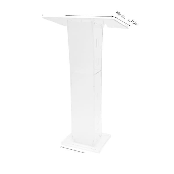 Akrylpodium, Modern Design, Praktisk Förvaringshylla,transparent