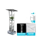 Miniatyrbild 1 av 4: Klar akrylpodium, stilfull LED-belysning, rymlig läsplatta, hållbar konstruktion