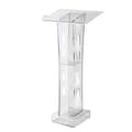 Miniatyrbild 2 av 2: Akrylpodium, LED-lampa, rymlig läsplatta, stabil bas,EU, transparent, 220v