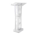 Miniatyrbild 1 av 2: Akrylpodium, LED-lampa, rymlig läsplatta, stabil bas,EU, transparent, 220v