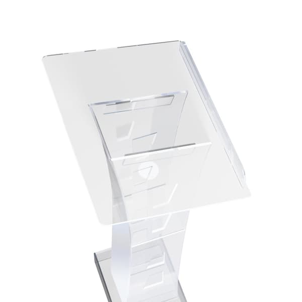 Klar Akryl Podium, LED Lysbase, Nem Samling