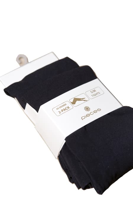 Pieces - pcNew Nikoline 40 DEN 2 Pack Tights