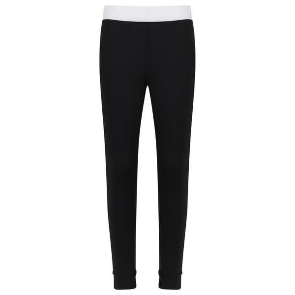 SF Minni Girls Fashion Leggings Black/White 5-6 Years