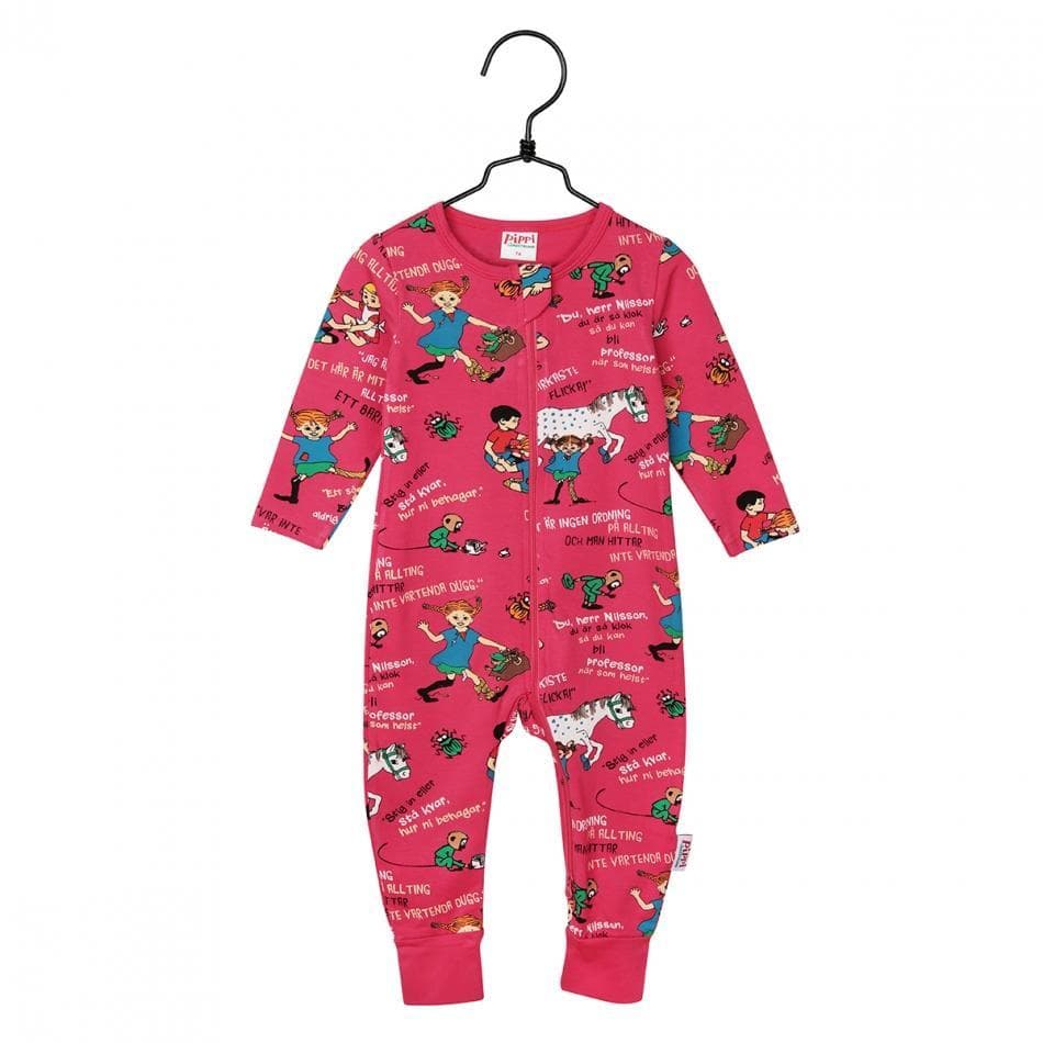 Pippi Langstrømpe Citater Pyjamas, Hindbær, Martinex