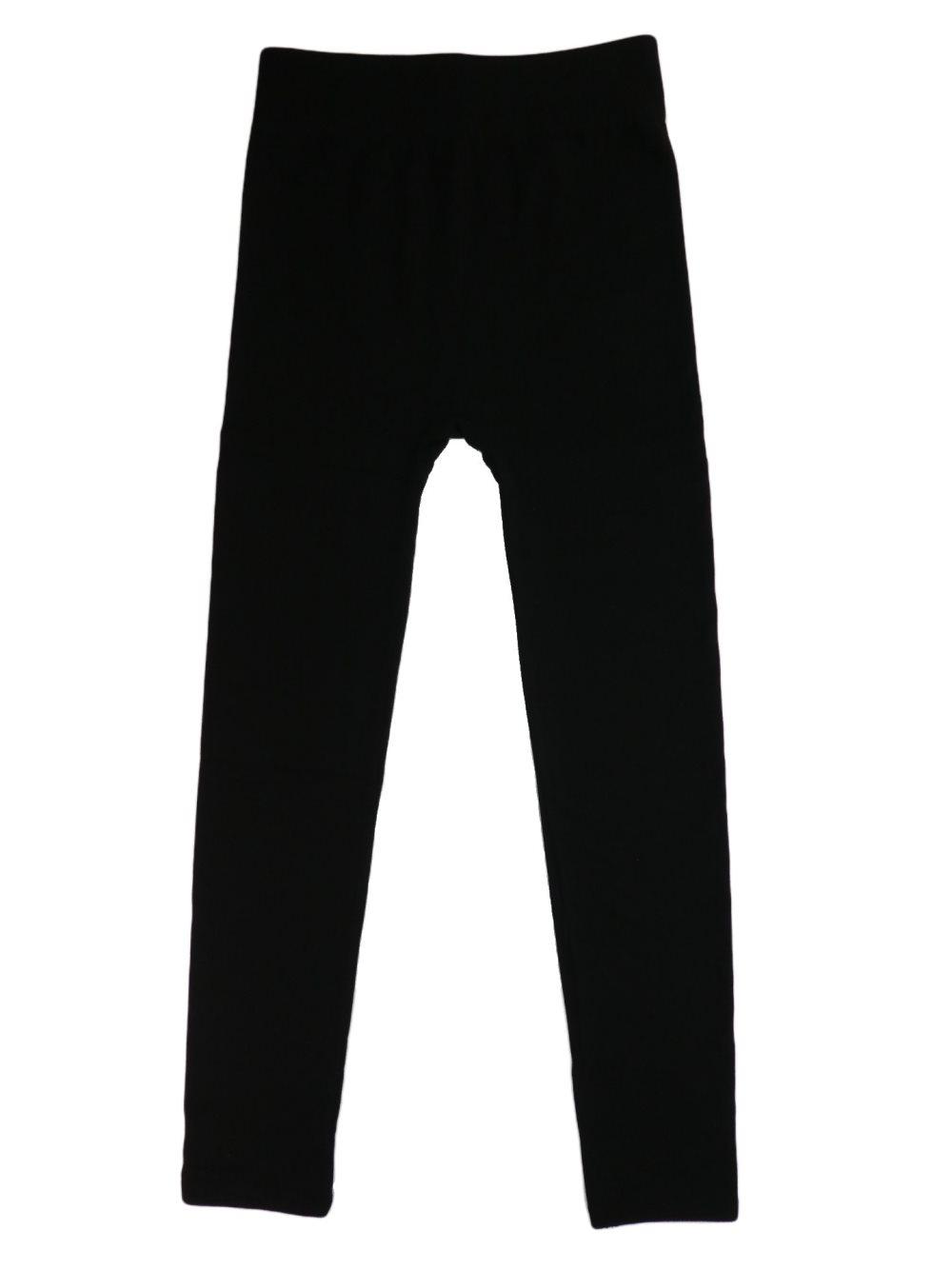 Fodrade Svarta Leggings
