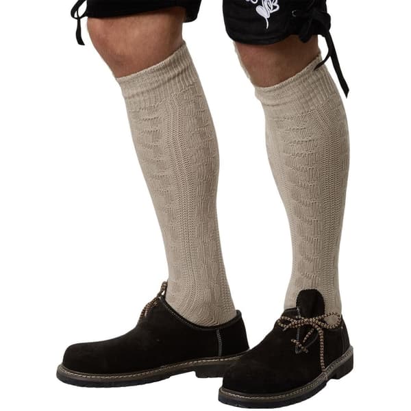Knæstrømper beige