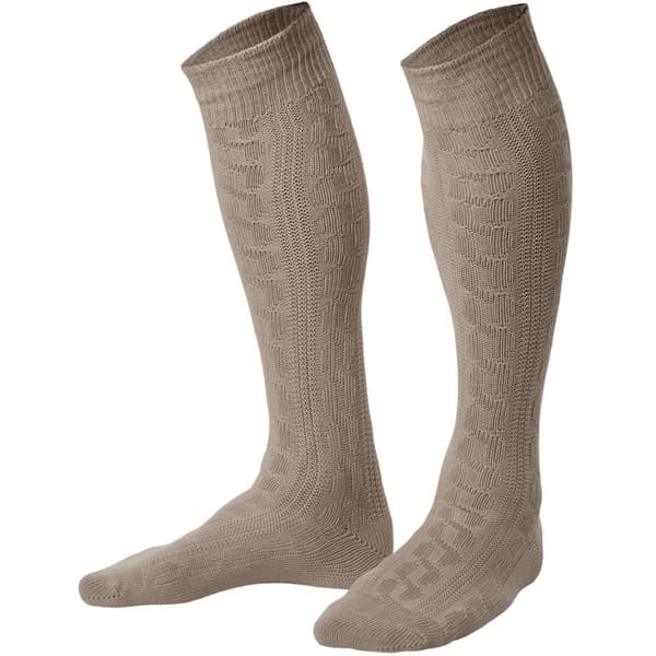 Knæstrømper beige